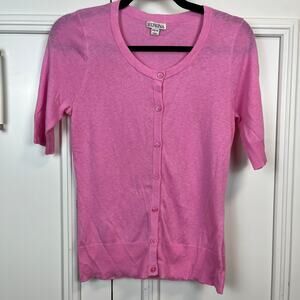 Merona Pink Button Cardigan XS